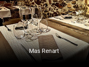 Reserve ahora una mesa en Mas Renart