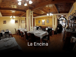 Reserve ahora una mesa en La Encina