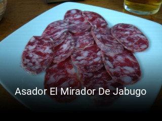 Asador El Mirador De Jabugo reservar mesa