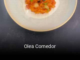 Olea Comedor reserva de mesa