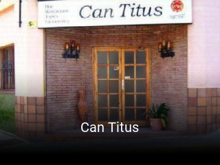 Can Titus reservar mesa