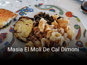 Reserve ahora una mesa en Masia El Moli De Cal Dimoni