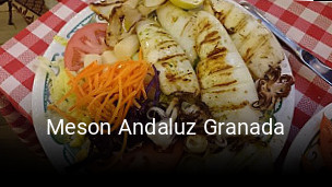 Meson Andaluz Granada reservar mesa