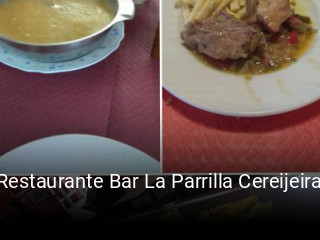 Restaurante Bar La Parrilla Cereijeira reserva de mesa