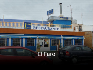 Reserve ahora una mesa en El Faro