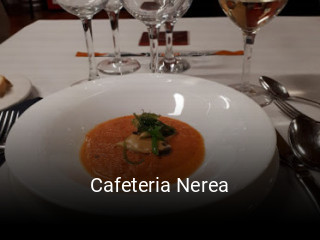 Cafeteria Nerea reserva de mesa