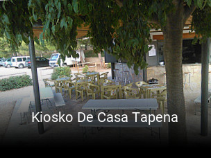 Kiosko De Casa Tapena reserva de mesa