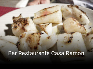 Bar Restaurante Casa Ramon reserva de mesa