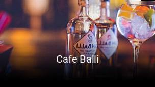 Reserve ahora una mesa en Cafe Balli