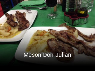 Reserve ahora una mesa en Meson Don Julian