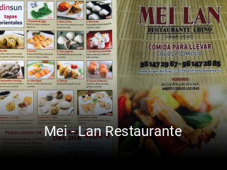 Reserve ahora una mesa en Mei - Lan Restaurante