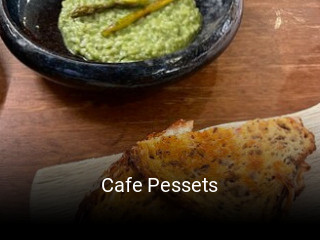 Cafe Pessets reserva de mesa