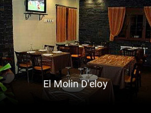 Reserve ahora una mesa en El Molin D'eloy