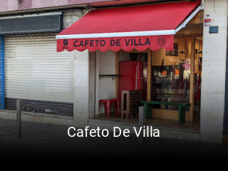 Reserve ahora una mesa en Cafeto De Villa