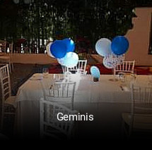 Reserve ahora una mesa en Geminis