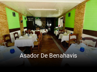 Reserve ahora una mesa en Asador De Benahavis