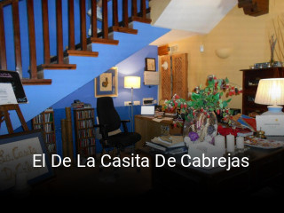Reserve ahora una mesa en El De La Casita De Cabrejas