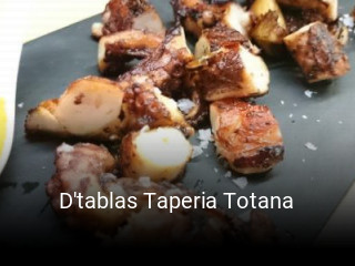 Reserve ahora una mesa en D'tablas Taperia Totana