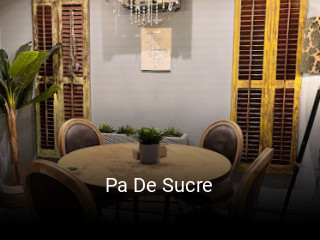 Reserve ahora una mesa en Pa De Sucre