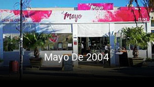 Reserve ahora una mesa en Mayo De 2004