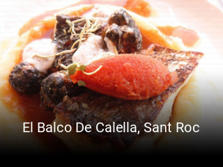 Reserve ahora una mesa en El Balco De Calella, Sant Roc
