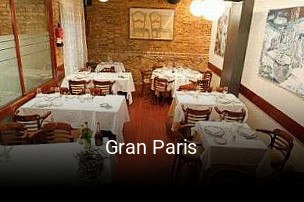Gran Paris reserva de mesa