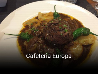 Cafeteria Europa reservar en línea