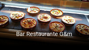 Bar Restaurante G&m reservar mesa