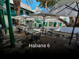Reserve ahora una mesa en Habana 6