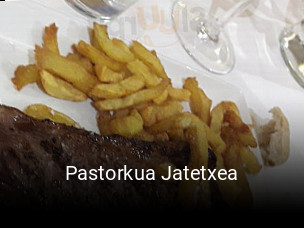 Reserve ahora una mesa en Pastorkua Jatetxea