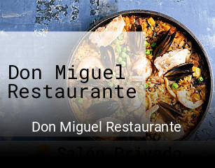 Don Miguel Restaurante reservar mesa