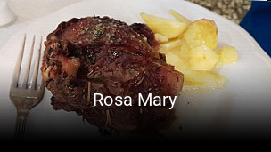 Rosa Mary reservar mesa