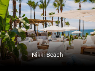 Nikki Beach reservar mesa