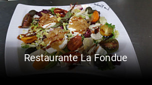 Reserve ahora una mesa en Restaurante La Fondue