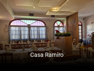Casa Ramiro reserva de mesa