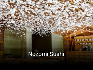 Nozomi Sushi reserva de mesa