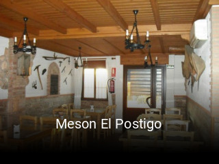 Reserve ahora una mesa en Meson El Postigo
