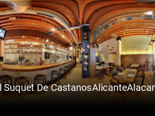 Reserve ahora una mesa en El Suquet De CastanosAlicanteAlacant