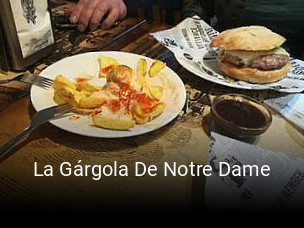Reserve ahora una mesa en La Gárgola De Notre Dame