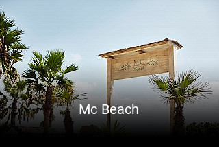 Mc Beach reserva de mesa