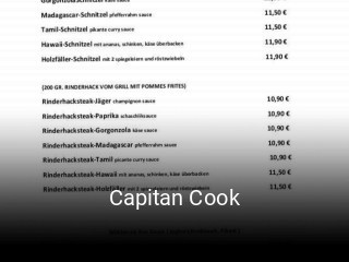 Capitan Cook reserva de mesa