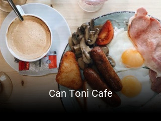 Reserve ahora una mesa en Can Toni Cafe