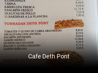 Cafe Deth Pont reservar en línea