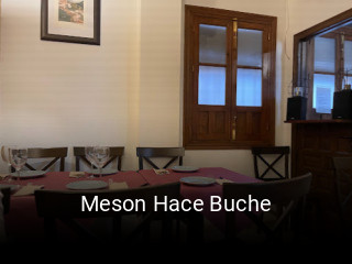 Meson Hace Buche reserva de mesa