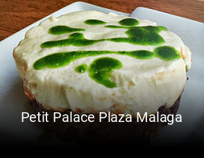 Petit Palace Plaza Malaga reservar mesa