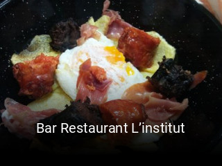 Bar Restaurant L’institut reservar en línea