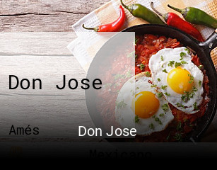 Don Jose reservar en línea