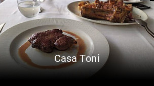 Casa Toni reservar mesa