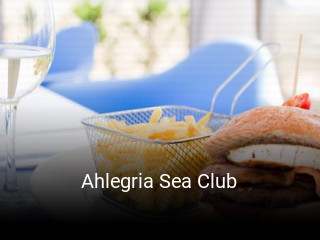 Ahlegria Sea Club reserva de mesa