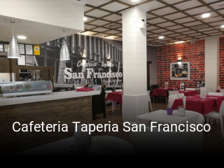 Reserve ahora una mesa en Cafeteria Taperia San Francisco
